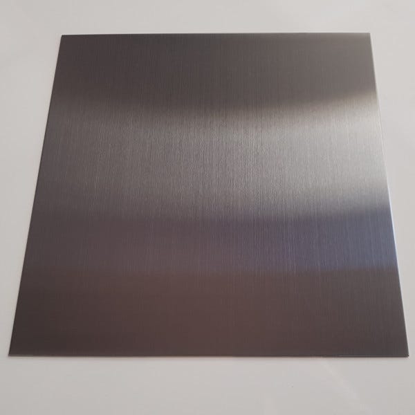 Fond de Hotte / Crédence Inox Noir Brossé H 40 cm x L 100 cm de 0,8 mm 2