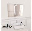 Miroir salle de bain LED auto-éclairant DOT 80x60cm