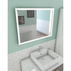 Miroir salle de bain LED auto-éclairant FRAME 60x80cm 0