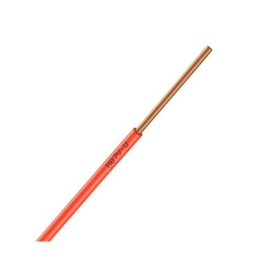 Nexans 01225053 Bobine de fil Electrique 2,5mm Orange Long 100m [ H07V U PASSEO 1 ] 0