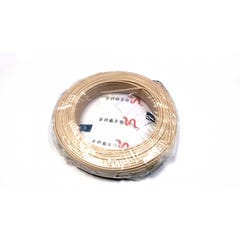 Nexans 01225020 Bobine de fil Electrique 1,5mm Ivoire Long 100m [ H07V U PASSEO 1 ] 1