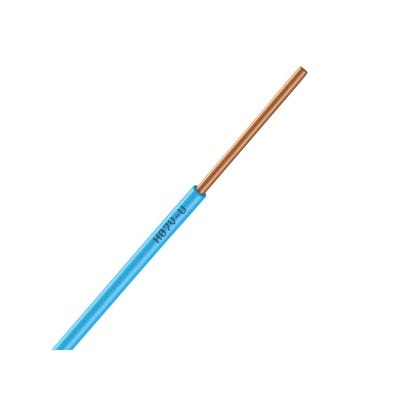 Nexans 01225057 Bobine de fil Electrique 2,5mm Bleu Long 100m [ H07V U PASSEO 1 ] 0