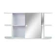 Armoire de toilette étagères intérieures et extérieures RILA WHITE 95cm - PRADEL - 165957
