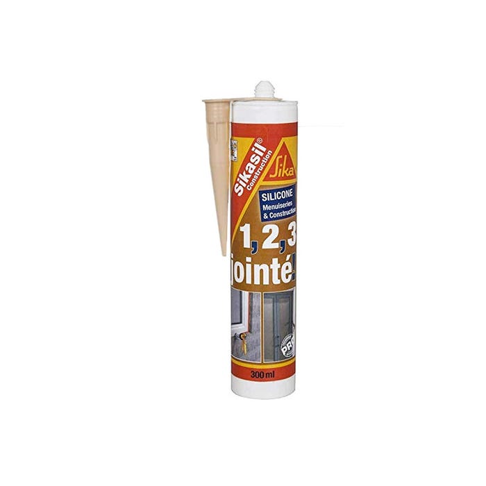 Mastic silicone SIKA Sikasil construction - Beige - 300ml 0