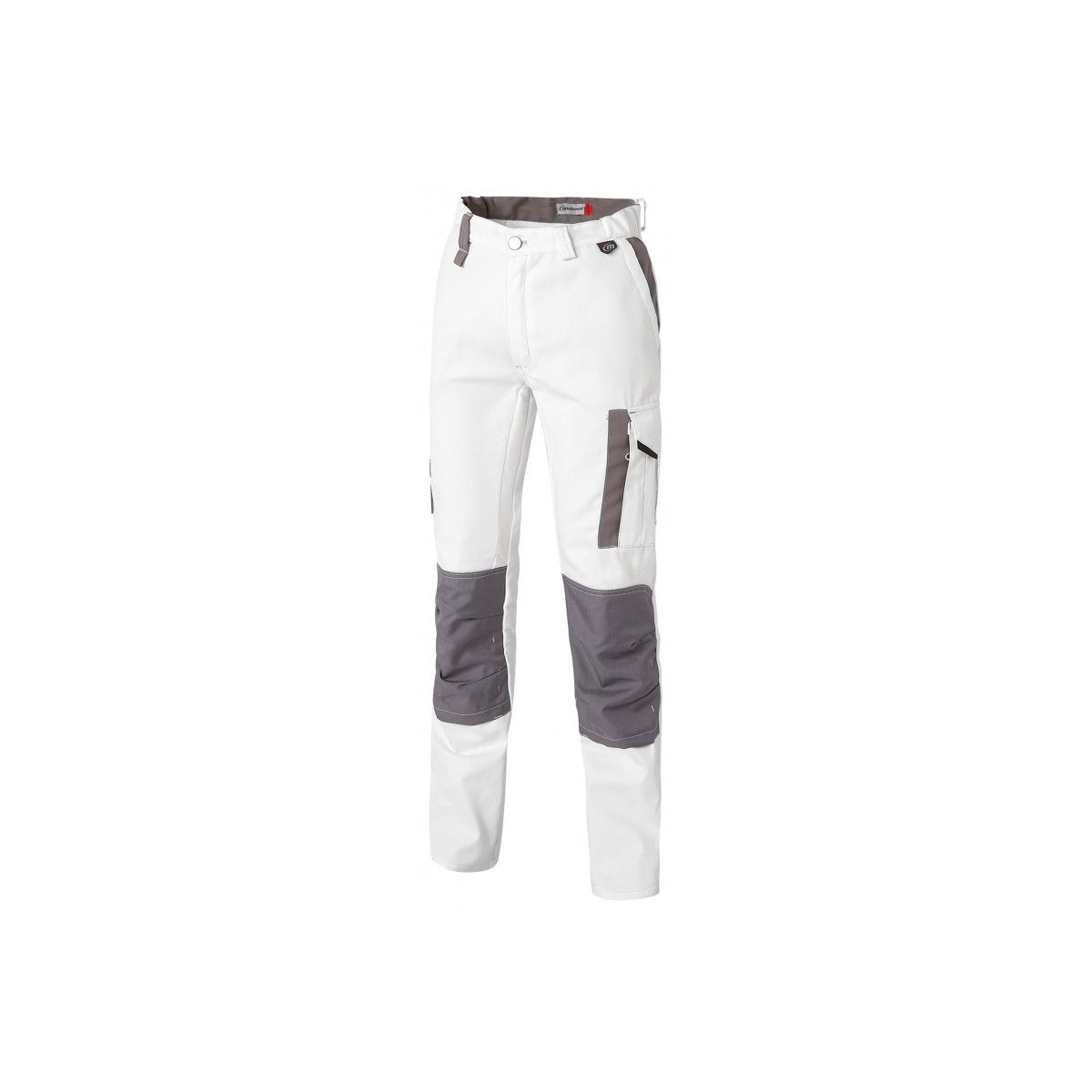 PANTALON GEN WHITE AND PRO BLANC/GR - MOLINEL - Taille 40