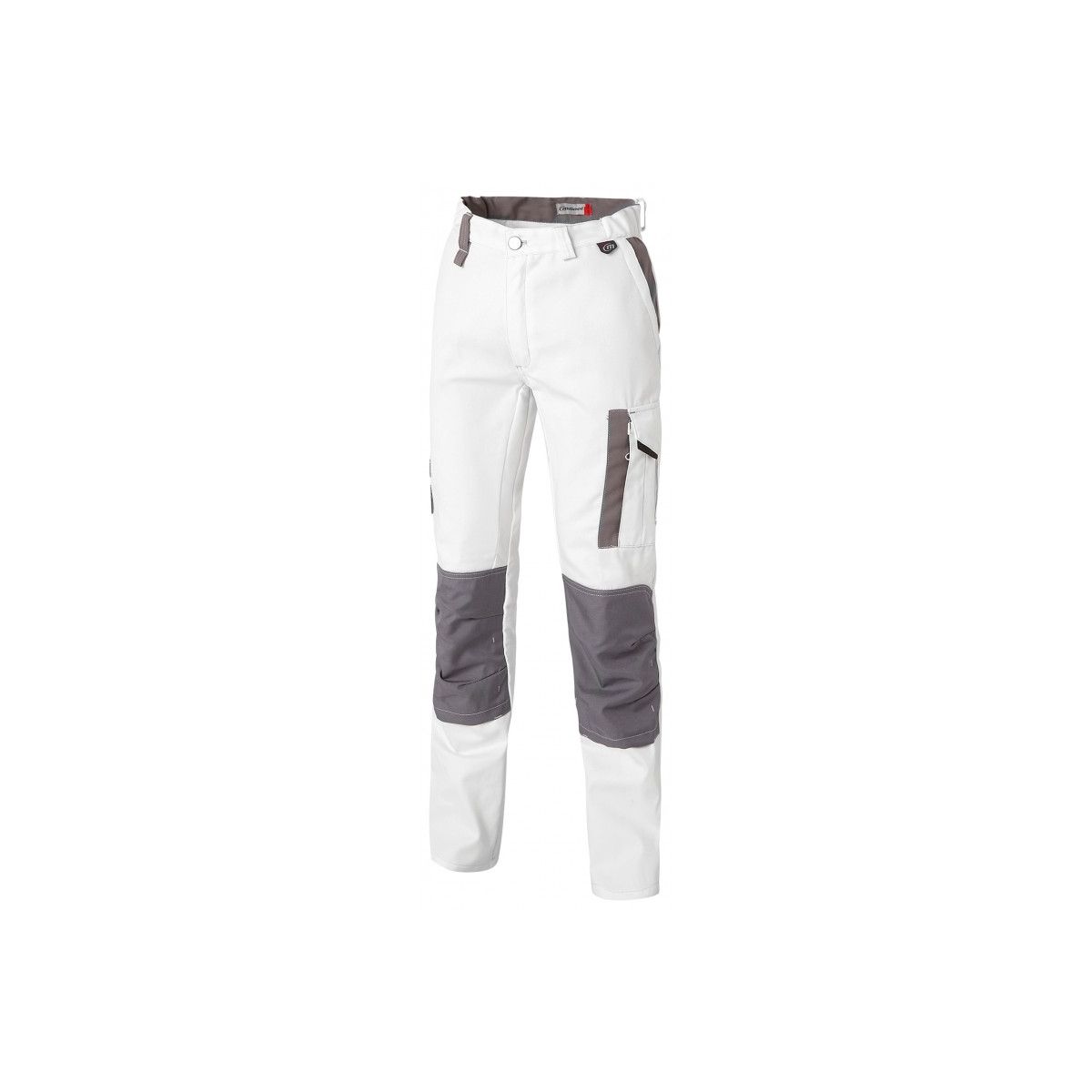 PANTALON GEN WHITE AND PRO BLANC/GR - MOLINEL - Taille 46