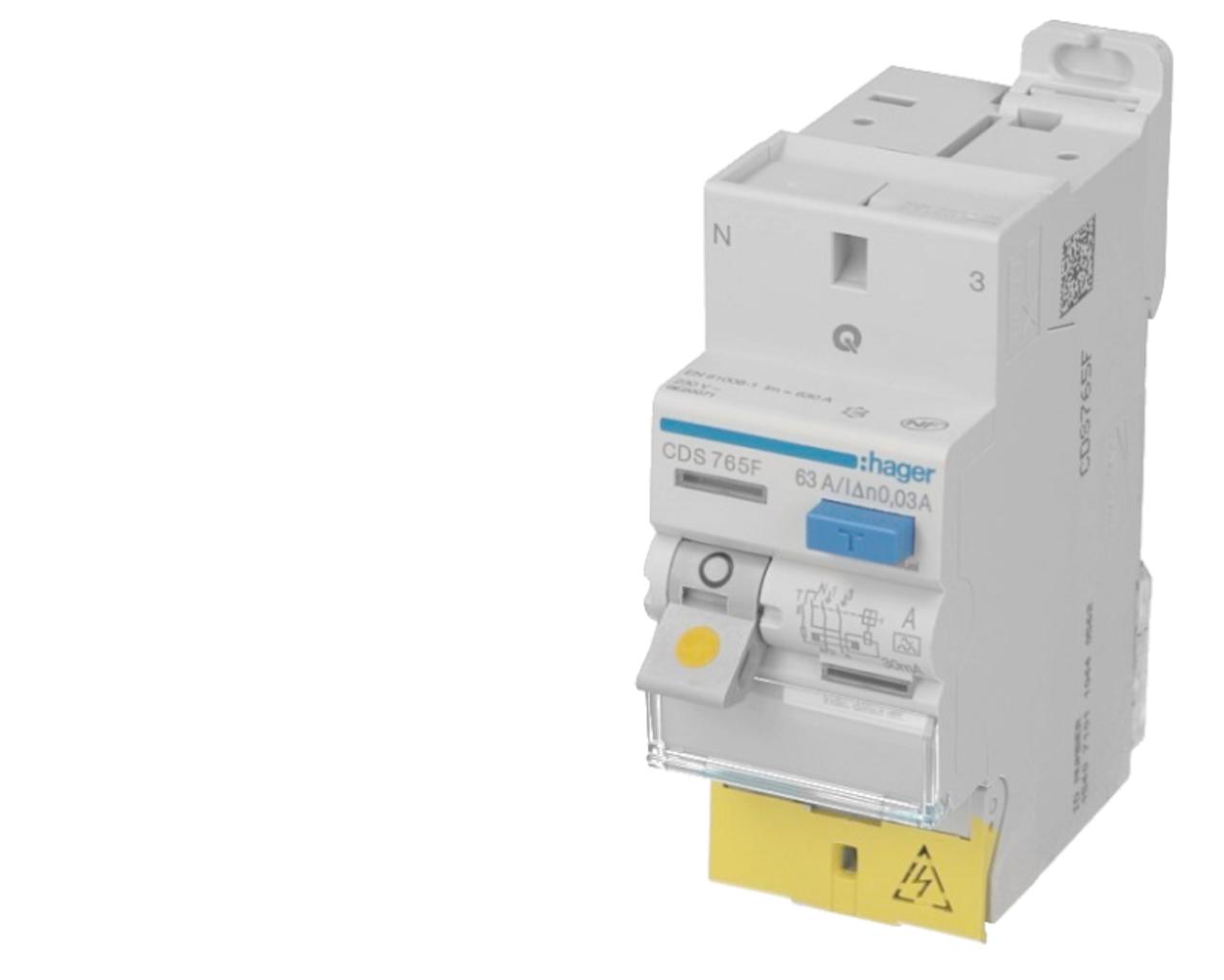 Interrupteur Différentiel 2p 63a 30ma Type A Hager