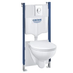 Kit Hygiène WC Confort avec Robinet + Support + Flexible + Douchette -  Arrivée Encastrée NOYON & THIEBAULT