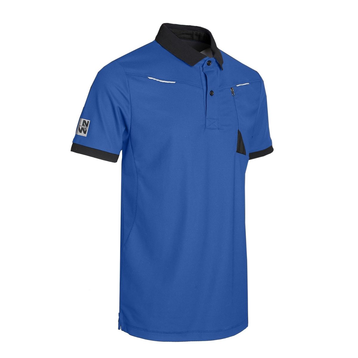 POLO DE TRAVAIL HORTEN BLEU / NOIR - NORTH WAYS - Taille M