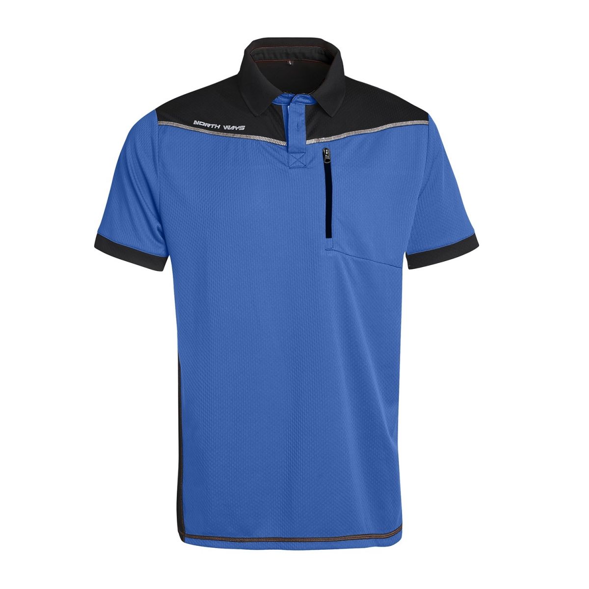 POLO DE TRAVAIL WOLF BLEU / NOIR - NORTH WAYS - Taille 3XL