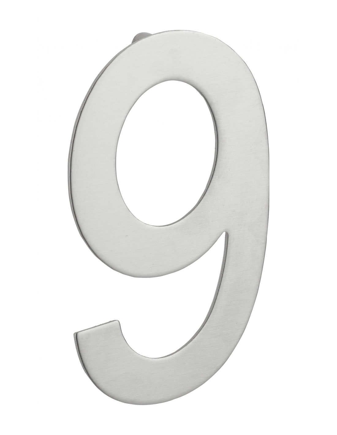 THIRARD - Chiffre 9 à visser, inox, H.100mm