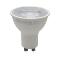 Xanlite - Ampoule LED spot, culot GU10, 6,5W cons. (75W eq.), 520 lumens, lumière blanc chaud - MG75S 0
