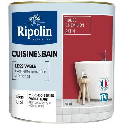 Ripolin Peinture Cuisine Et Bain 0,5l 0