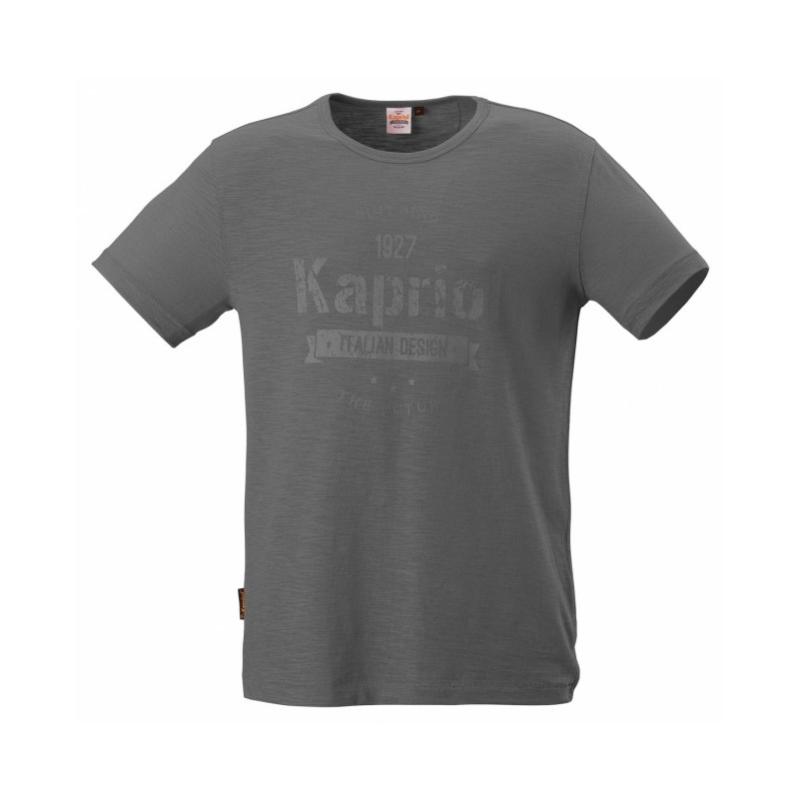 Tee-shirt manches courtes VINTAGE gris KAPRIOL - Taille: XL