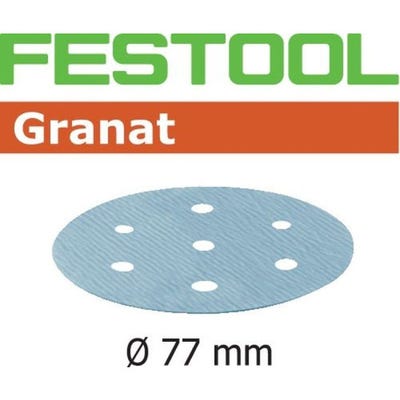 Abrasifs FESTOOL STF D77/6 P150 GR - Boite de 50 - 497407