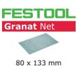 Abrasif maillé festool stf 80x133 p120 gr net - boite de 50 - 203287