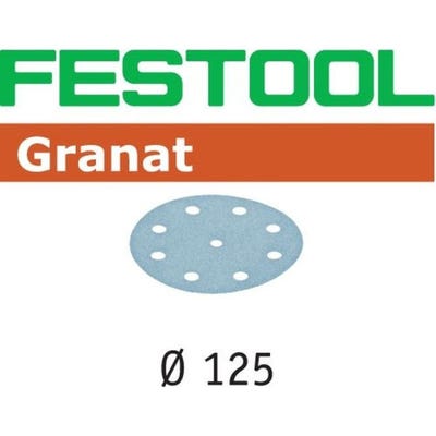 Abrasifs FESTOOL STF D125/8 P240 GR - Boite de 100 - 497173