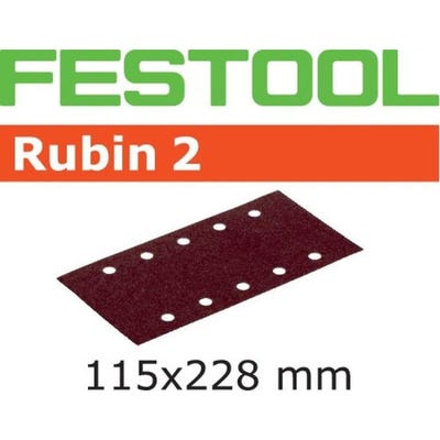 Abrasifs FESTOOL STF 115X228 P80 RU2 - Boite de 50 - 499032