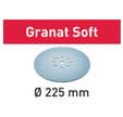 Abrasif stf d225 granat soft festool - grain 100 - 25 pièces - 204222