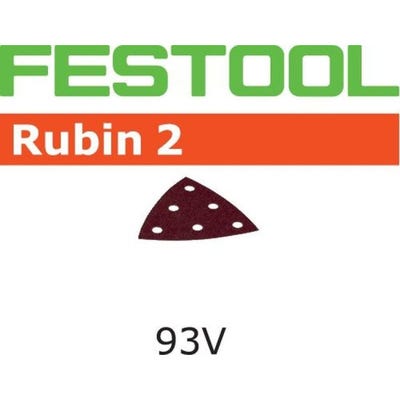 Abrasif STF FESTOOL - 93V pour bois - V93/6 - grain 150 -RU2 - 50 pièces - 499166