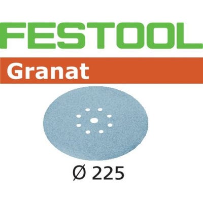 Abrasif D225 Granat FESTOOL pour ponceuse Planex - grain 320 - 25 pièces - 499643
