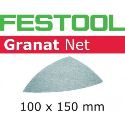 Abrasif maillé festool stf delta p100 gr net - boite de 50 - 203321