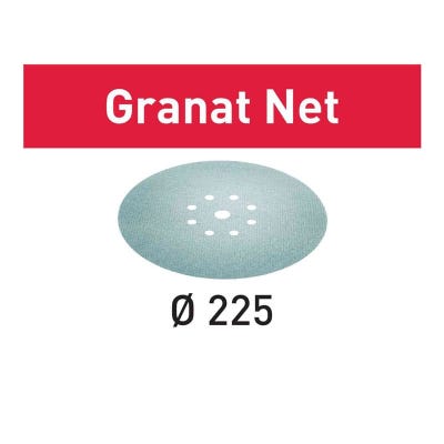 Abrasif maillé STF Ø225 mm Grain 80 GR NET/25 Granat Net (25 pcs) - FESTOOL 203312