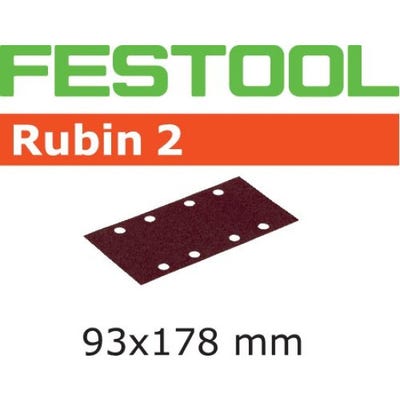 Abrasifs FESTOOL STF 93X178/8 P180 RU2 - Boite de 50 - 499067