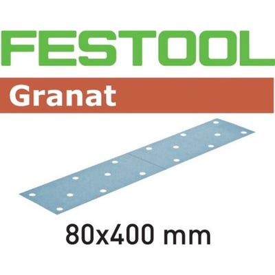 Abrasifs FESTOOL STF 80x400 P80 GR - Boite de 50 - 497159