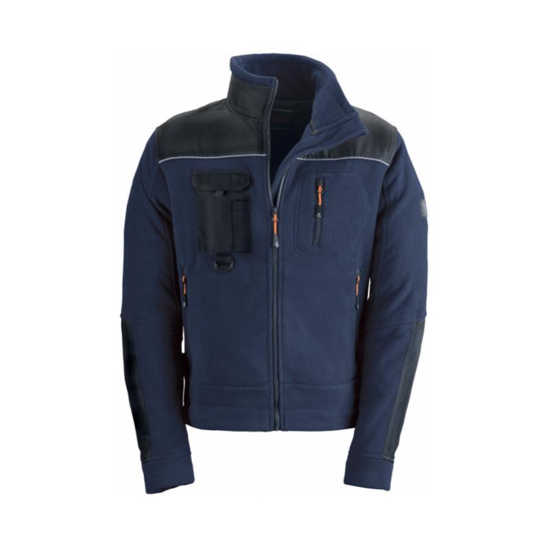 Blouson polaire souple et confortable bleu SMART avec poches et renforcements KAPRIOL - Taille: XL
