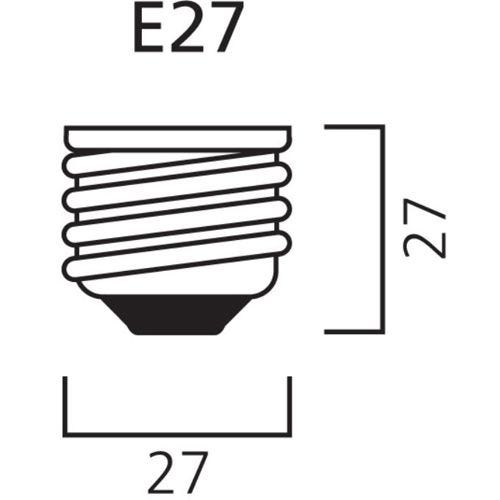 Ampoule LED TOLEDO Retro satiné 2700K 827 A60 B22 7W - SYLVANIA - 29336 2