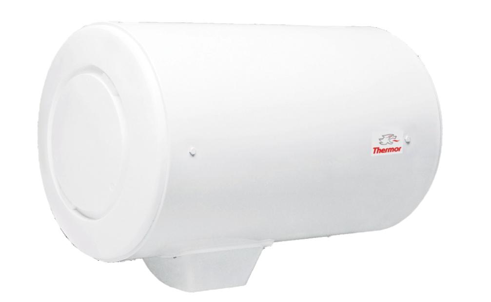 Chauffe-eau 100L horizontal mural sortie dessous 50,5 cm blindé monophasé - THERMOR - 263014