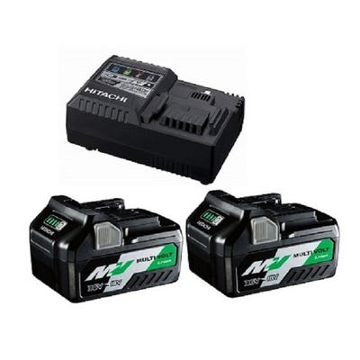 BoosterPack Multi-Volt 2x5Ah 18V et 2,5Ah 36V avec chargeur UC18YSL3WEZ Hikoki 6