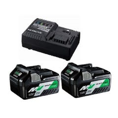 Pack de 2 batteries Multi-Volt 36 - 18 V + chargeur UC18YSL3 - HIKOKI - UC18YSL3WEZ 6