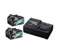 Pack de 2 batteries Multi-Volt 36 - 18 V + chargeur UC18YSL3 - HIKOKI - UC18YSL3WEZ