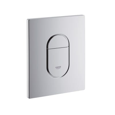 Grohe Pack WC Bâti-support Rapid SL + WC Bau Ceramic sans bride + Abattant softclose + Plaque chrome (39418000) 3