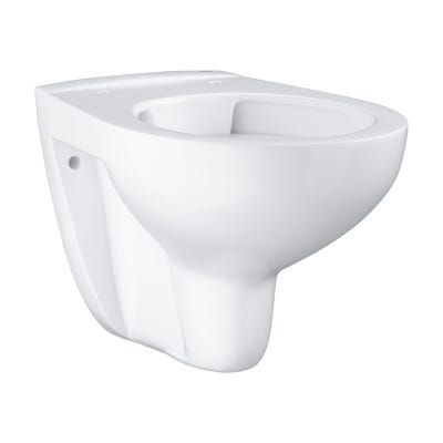 Grohe Pack WC Bâti-support Rapid SL + WC Bau Ceramic sans bride + Abattant softclose + Plaque chrome (39418000) 1
