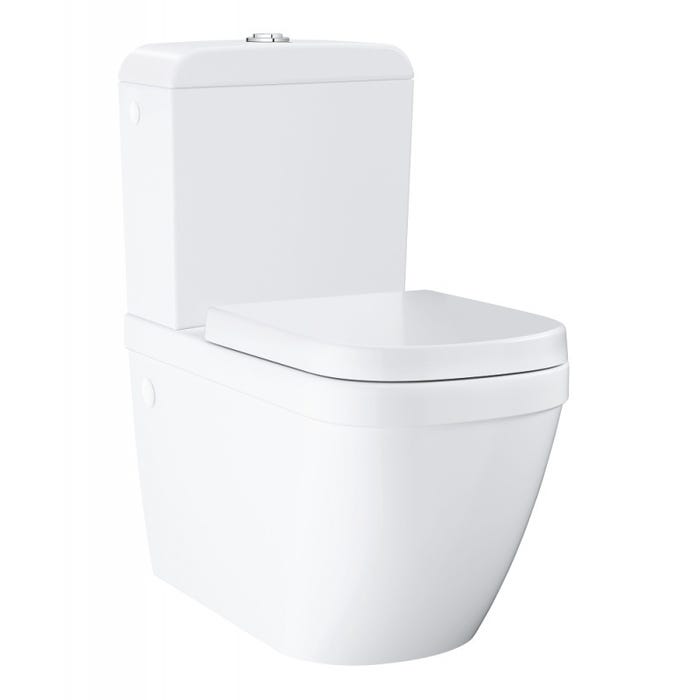 Grohe Euro Ceramic Pack WC à poser haut de gamme, alimentation latérale (39462999) 0