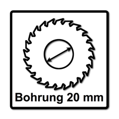 Bosch Lame de scie circulaire EX FC H 160 x 20 x 4 mm ( 2608644554 ) 3