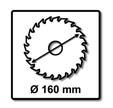 Bosch Lame de scie circulaire EX FC H 160 x 20 x 4 mm ( 2608644554 )