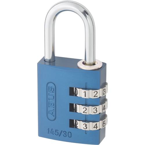 Cadenas à combinaison ABUS - aluminium - 30 mm - bleu - 46614