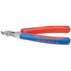 Pince coupante latérale d'électronicien Super Knips®, inoxydable, Modèle : Sans facette, pointes coudées à 60°, Long. 125 mm 0