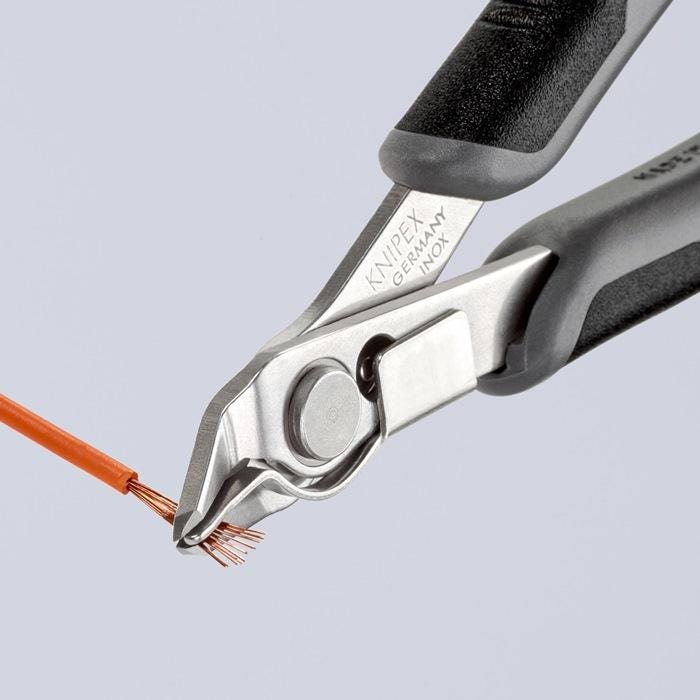 Pince coupante latérale d'électronicien ESD Super Knips®, Long. 125 mm, Capacité de coupe pour fil souple Ø 0,2-1,6 mm, fil semi-dur Ø 0,2-1,0 mm 7