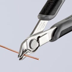 Pince coupante latérale d'électronicien ESD Super Knips®, Long. 125 mm, Capacité de coupe pour fil souple Ø 0,2-1,6 mm, fil semi-dur Ø 0,2-1,0 mm 6