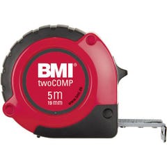 Mètre-ruban BMI twoComp 472241021 2 m acier 0