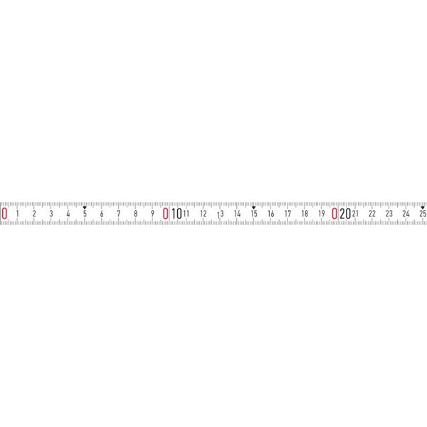 Mètre a ruban de poche, Blanc/noir/rouge, twoCOMP 5mx19mm BMI ❘ Bricoman