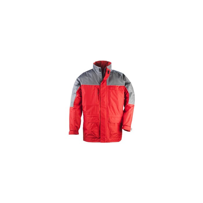 Parka RIPSTOP Rouge/gris - COVERGUARD - Taille 2XL 0