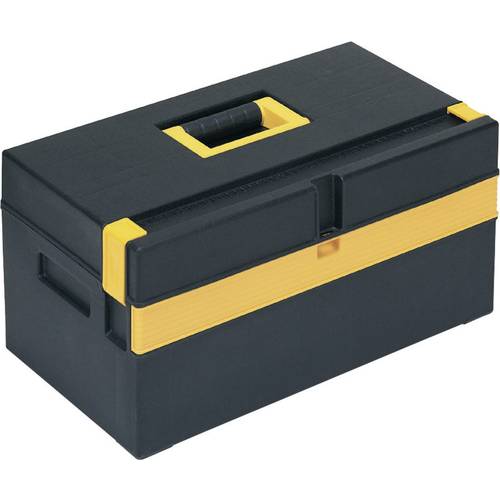 Alutec 56560 Boîte À Outils Vide Plastique Noir, Jaune