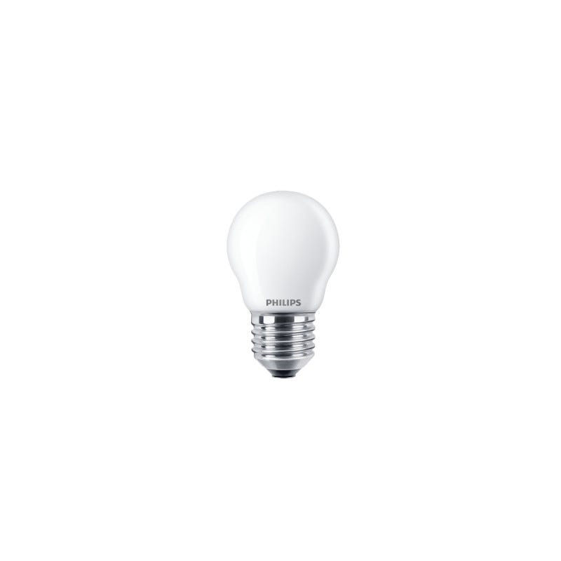 Ampoule LED sphérique PHILIPS - EyeComfort - 6,5W - 806 lumens - 4000K - E27 - 93021 0