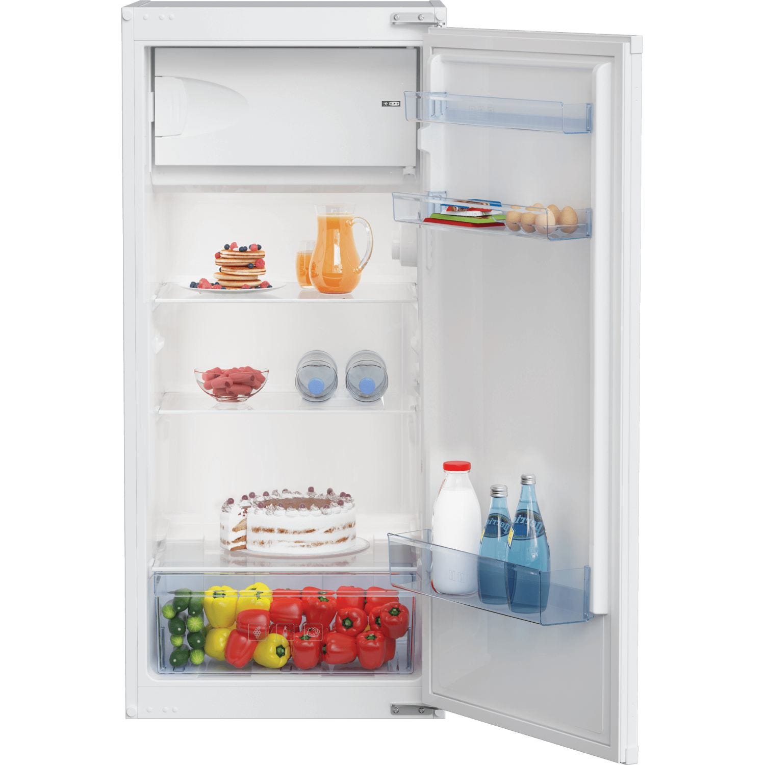 Réfrigérateurs 1 porte 172L Froid Statique BEKO 54cm F, BSSA 200 M 3 S 3